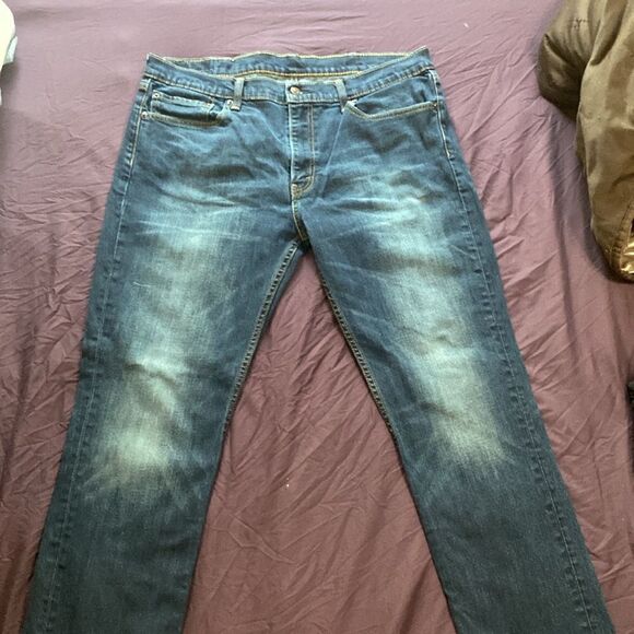 Levi's Mens 511 Slim Fit Blue Wash Denim Jeans - Picture 3 of 7